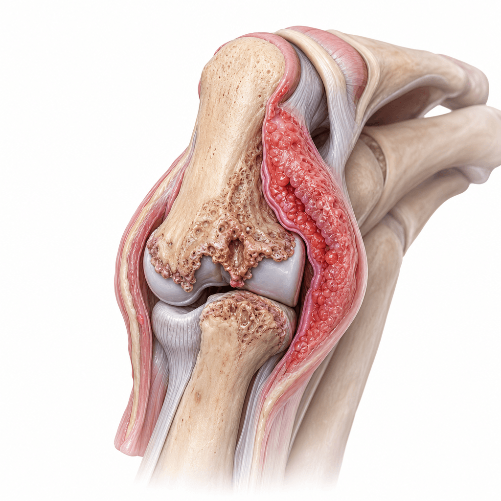 Scientific editorial illustration for Psoriatic Arthritis