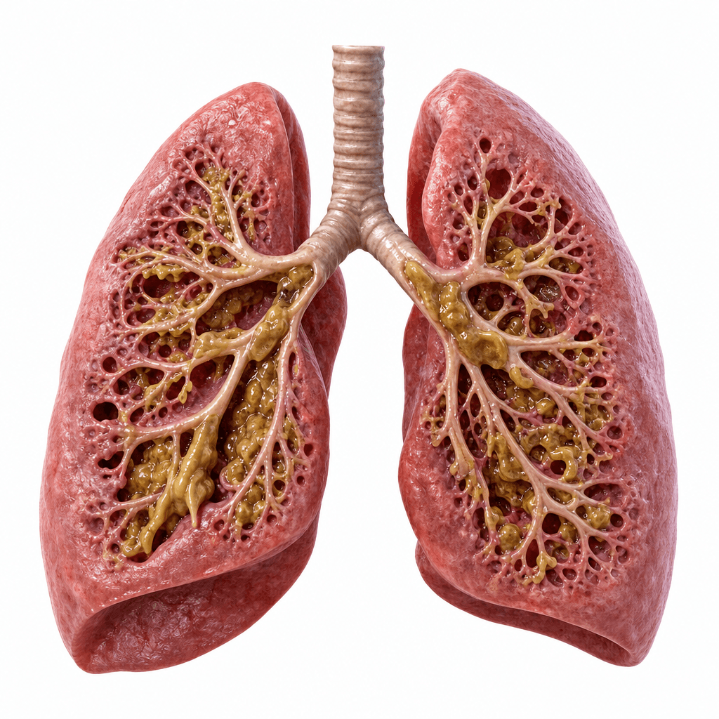 Scientific editorial illustration for Cystic Fibrosis